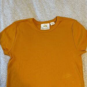Maeve Kids Mustard Short Sleeve Tee
